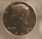 1964 Accent Hair Silver Proof Kennedy Fifty Cent ICG Graded PF 65 Newly Graded