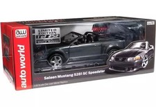 American Muscle 1/18 2003 Mustang Saleen S281 SC Speedster Dark Shadow Gray
