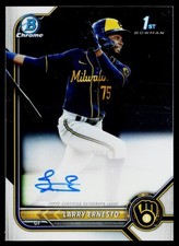 Larry Ernesto 2022 Bowman CPA-LE Chrome Prospects Autograph Brewers