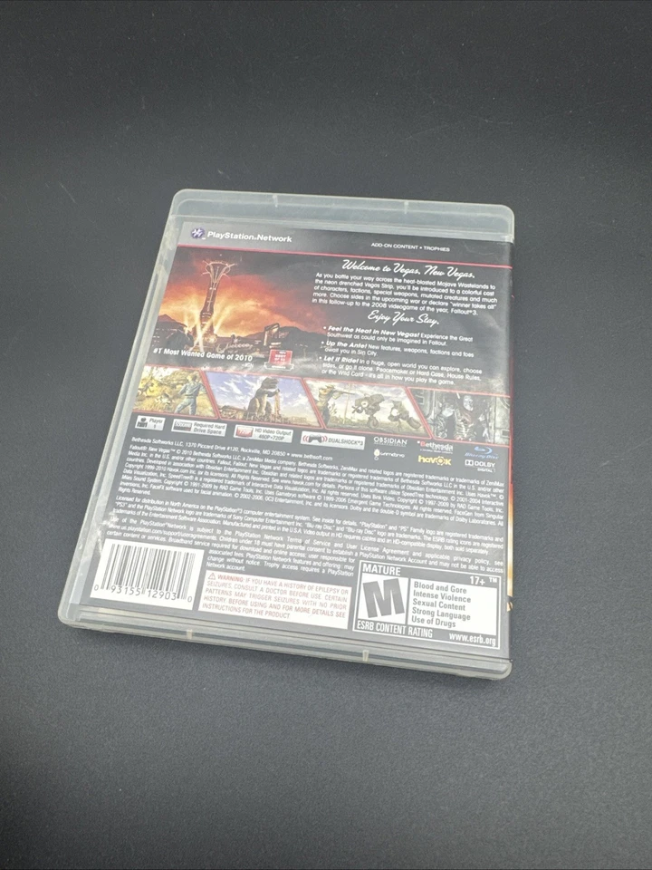 Fallout: New Vegas PS3 CIB com manuais - Imagem 2 de 4