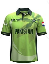 NWT Pakistan Cricket T20 World Cup Official Jersey US Size SMLXL Free Ship