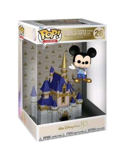 Funko Pop! Town: Walt Disney World 50th - Cinderella Castle /w Mickey Mouse #26