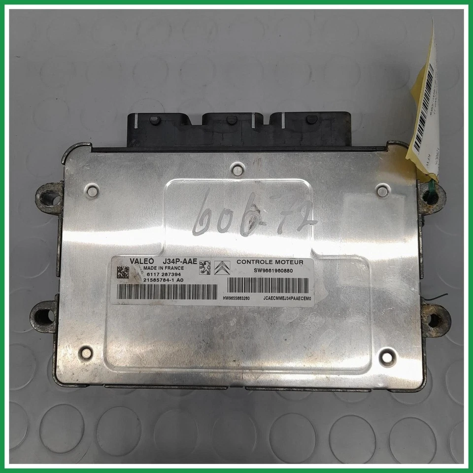 Centralina Motore Iniezione Valeo 21585784-1A0 Peugeot 206 SW 1938G1 2002 2005 - Immagine 3 di 4