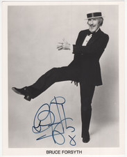 Bruce Forsyth Signed 8 x 10 Photo / Autographed British TV Personality