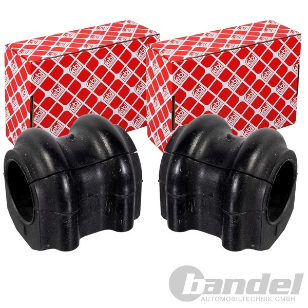 2X Febi Stabilager Gummilager Stabi Vorne Passend FüR Hyundai IX35 KIA Sportage-image