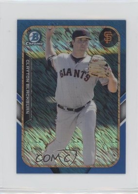 2015 Bowman Blue 14/150 Clayton Blackburn #FFM-CBL 1s7