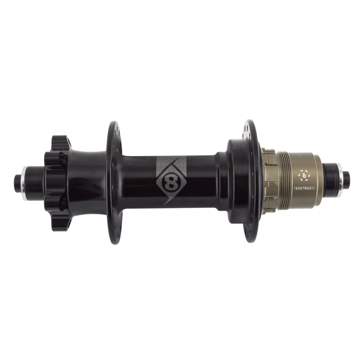 Origin8 FB-1110 Elite Fat Bike Hubs Rear Hub QR170 6 Bolt Disc XD Blk 41290₽