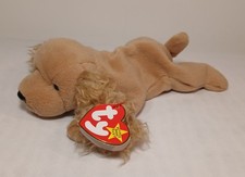 TY Beanie Babies Collection Spunky Dog Plush Toy Retired 1997 With Tag