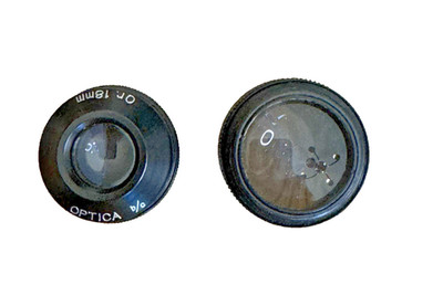 Optical eyepieces (2) for Microscope or Telescope