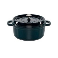 Staub La Mer Cocotte Gusseisen 24Cm Blau — 3,8L Ofensicher