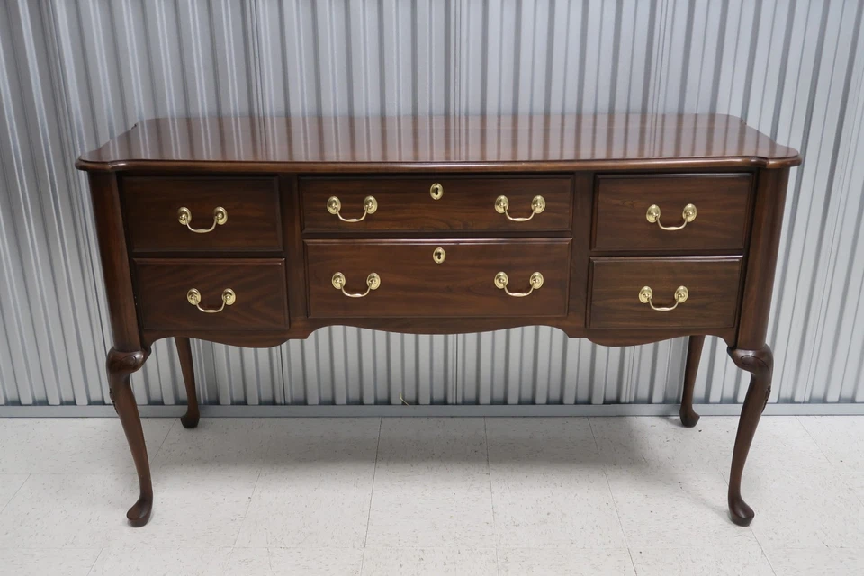 Harden Traditional Cherry Porringer Top 6 Drawer Huntboard / Sideboard - Image 4 of 4