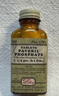 Vtg Eli Lilly Paveril Phosphate Pharmaceutical Bottle Empty — photo 1