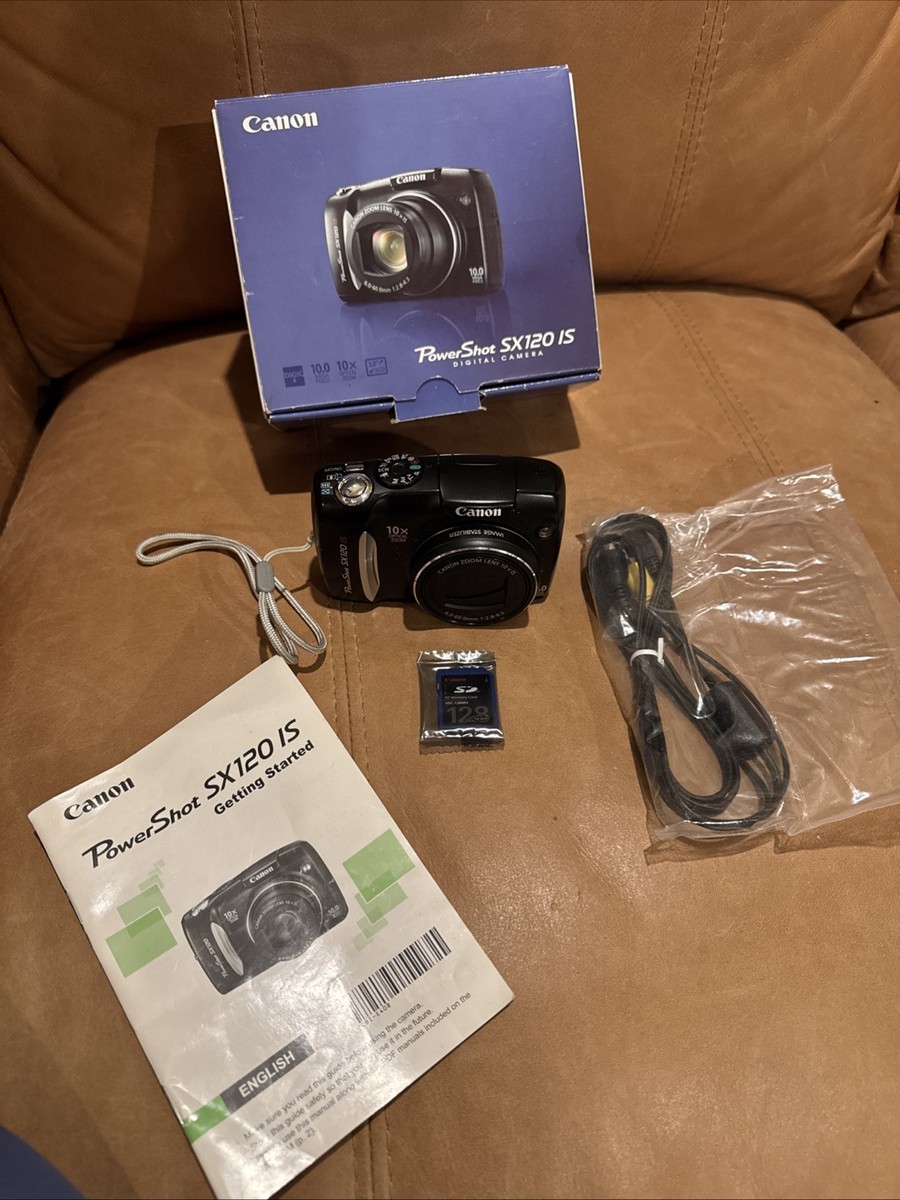 Canon PowerShot SX120 IS 10.0MP 10x Optical Zoom Digital Camera w