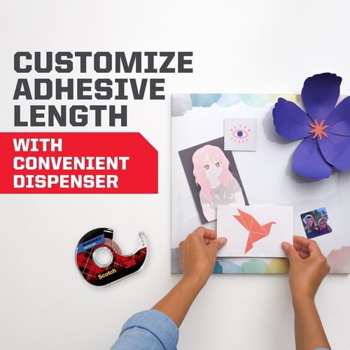 Scotch-Mount Removable Poster Tape, 3/4" x 150" (12.5 ft), 0.75"x150", �