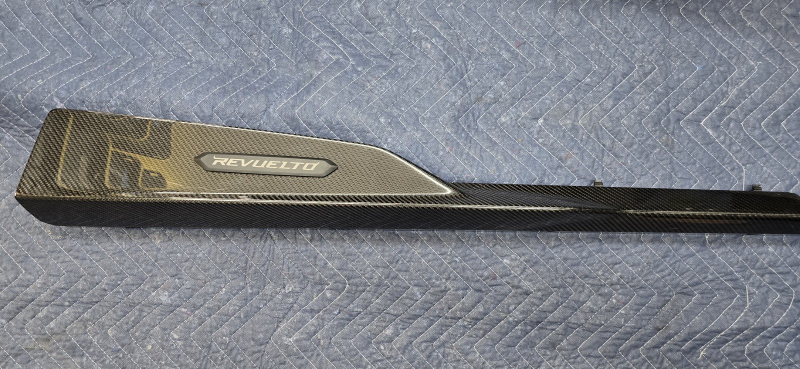Lamborghini Revuelto Sill Rocker Trim Lower Rear 47B863098C Side Carbon Fiber 