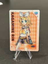 Tarjeta coleccionable V24 oficial Vocaloid Kagamine Rin 16 tcg SR