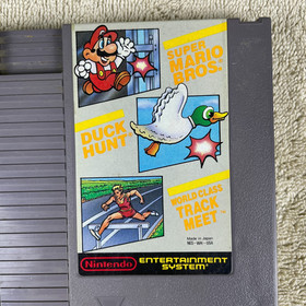 Nintendo Super Mario Bros. Duck Hunt World Class Track Meet NES 1985 Vintage