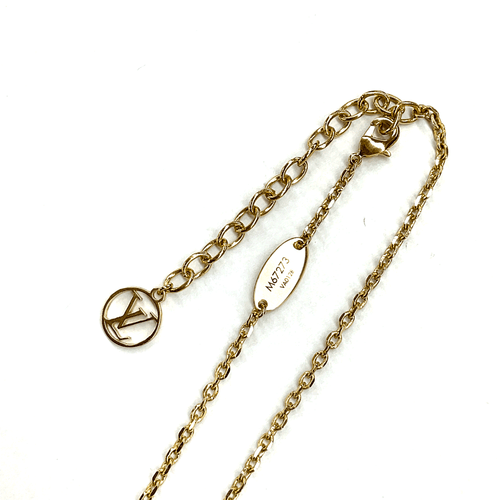 Collar LOUIS VUITTON Crazy Inlock Strath M67273 aprox. 39 45Cm Corazón Estrás - Imagen 6 de 8
