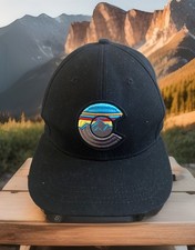 Colorado Limited Hat Cap Black Snapback One Size Adjustable C Logo Mountain