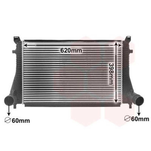 Van Wezel LadeluftküHler LuftgeküHlt Aluminium FüR Vw Golf Vii Tiguan 58014702-image