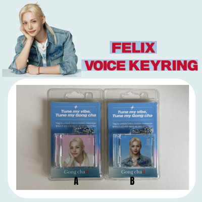 ON HAND] FELIX x GONGCHA SPECIAL EVENT VOICE KEYRING | eBay