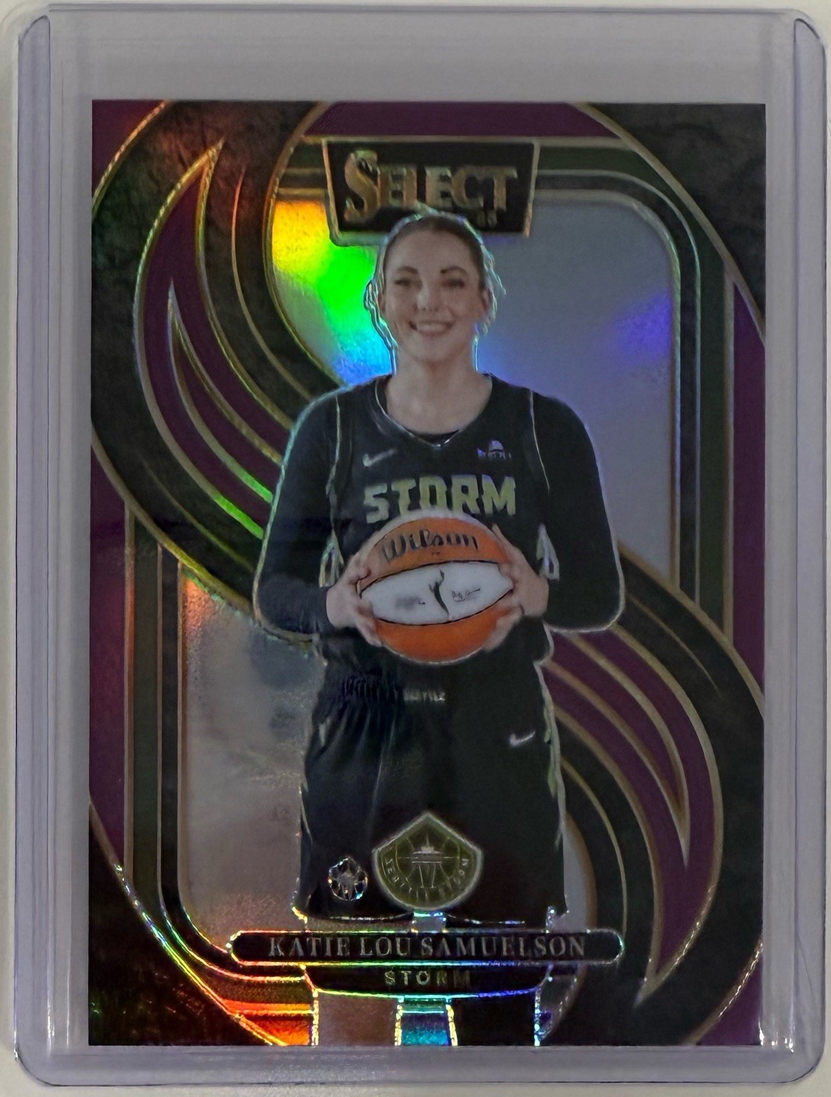 2025 Panini WNBA Select Katie Lou Samuelson Premier Level Purple Prizm #/149
