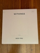Withings Body Pro Cellular Smart Scale WBS09-WHITE-ALL-INT, New/Open Box