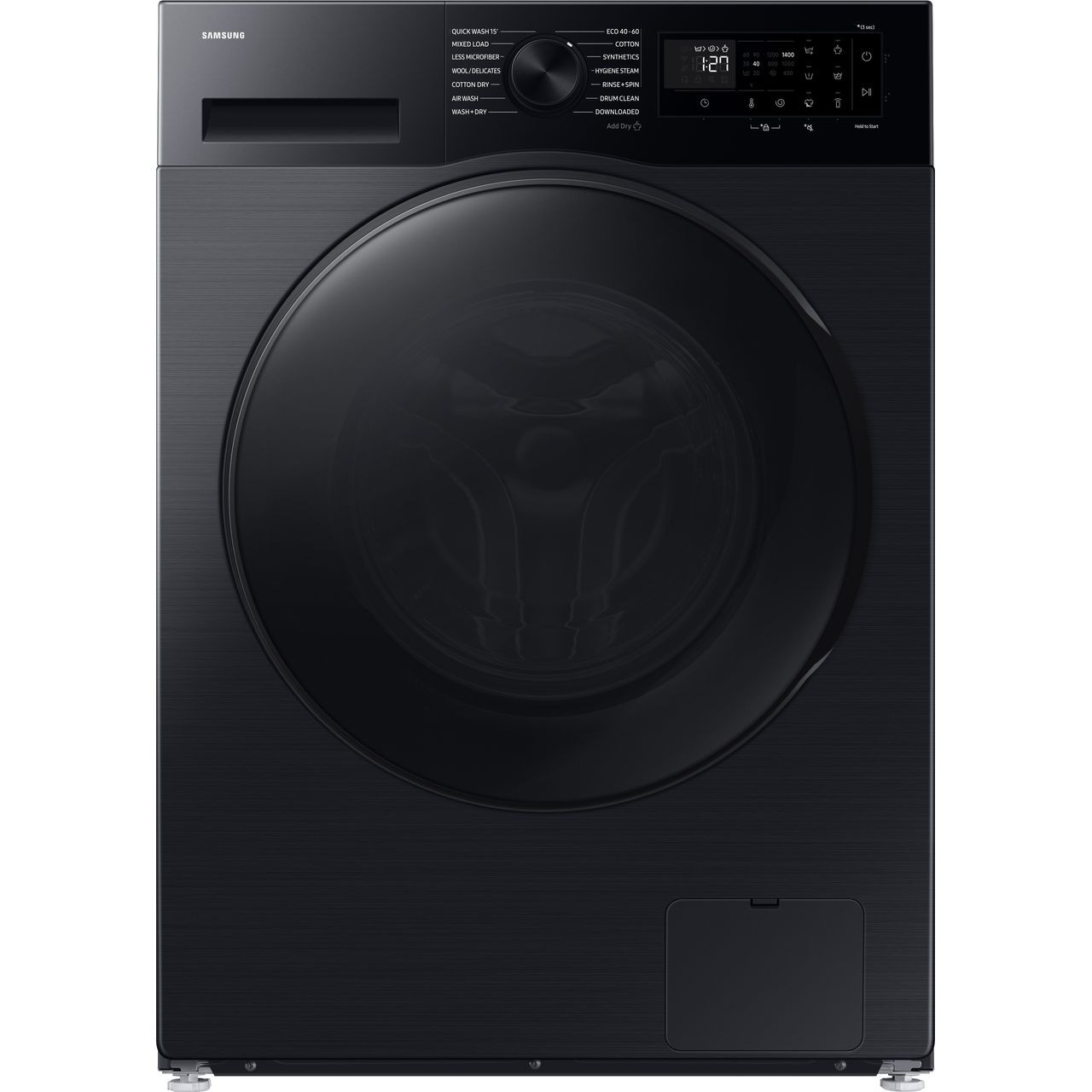 Samsung WD90DG5B15BB Free Standing Washer Dryer 9Kg 1400 rpm Black D Rated