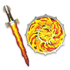 Liontouch - Fantasy Fire Flame Set Foam Sword 44 x 33 x 4 cm, Orange