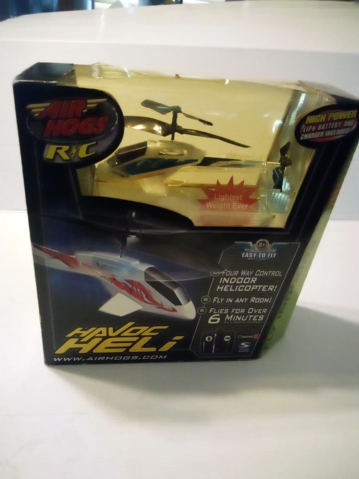 New Air Hogs R/C Havoc Hell Easy to Fly Spin Master 4-way Control Helicopter Vtg - Image 2 of 4