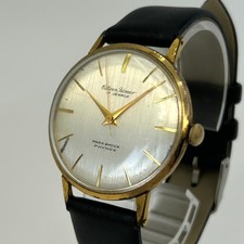 Citizen Homer 1961 Hand Winding 17 Jewels Gold Dial 37.7mm Watch Used