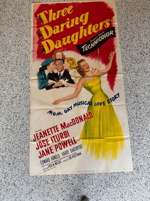 Three Daring Daughters Large 3 Sheet Movie Poster 41'' x 81'' (1948)