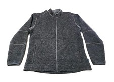 KUHL "THOR" Thermo Kore Wool Fleece Blend Full Zip Mid Weight Sweater Jacket XL