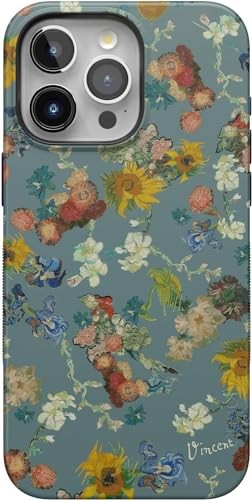 iPhone 15 Pro Van Gogh Case Military-Grade Protection Floral Design-image