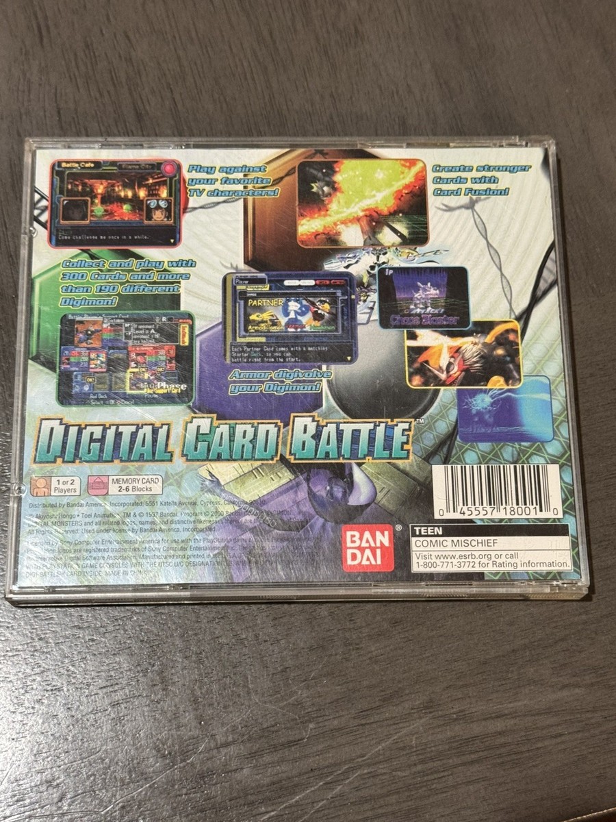 PS1 Digimon Digital Card Battle Game | eBay