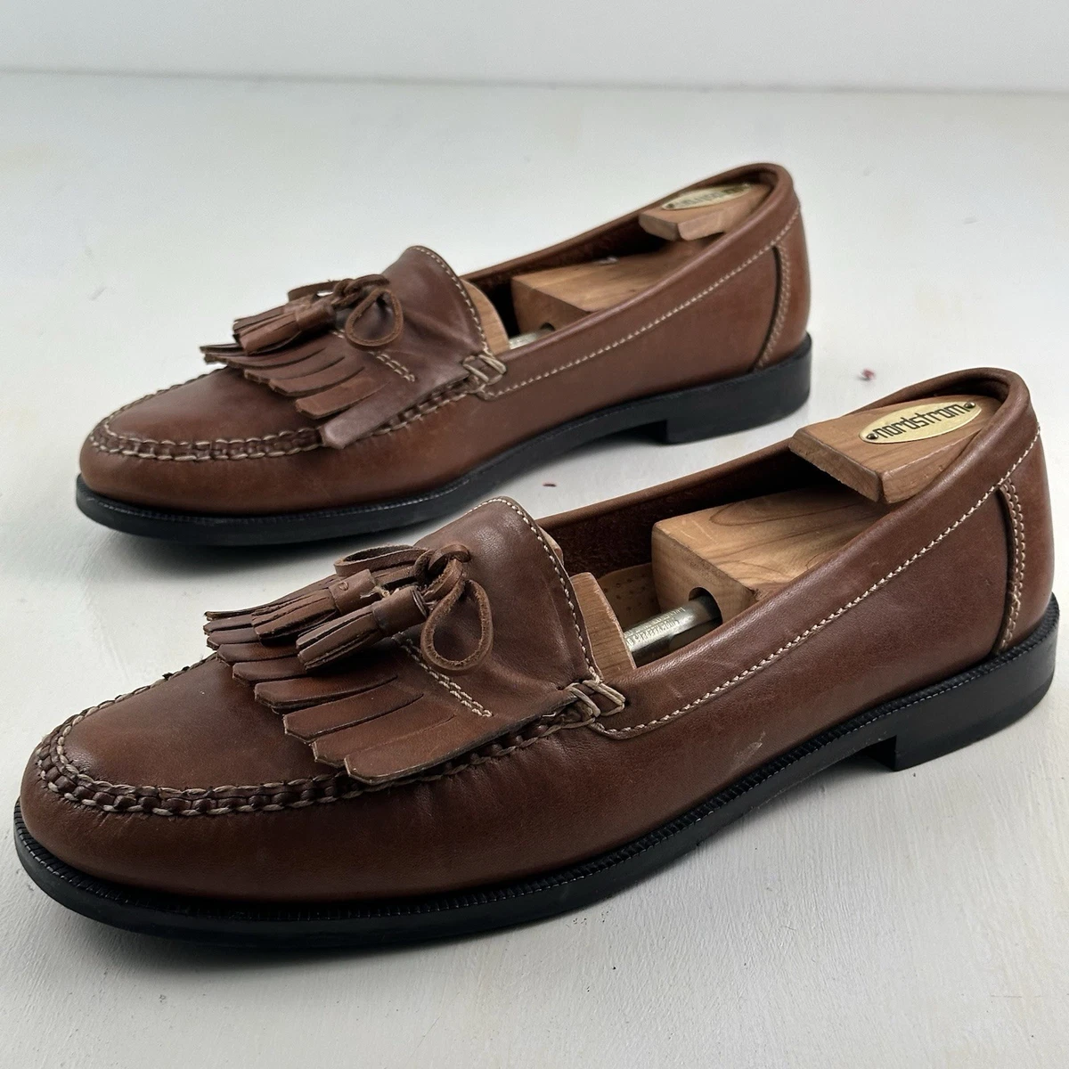 EUC Florsheim Men\'s Penny Loafers Memory Foam Driving shoe size 10.5M Vintage Remix Penny Loafers Men main image 2
