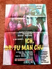 Ich, Dr. Fu Man Chu Kinoplakat Poster A1, Christopher Lee, 1965, Fuchsberger