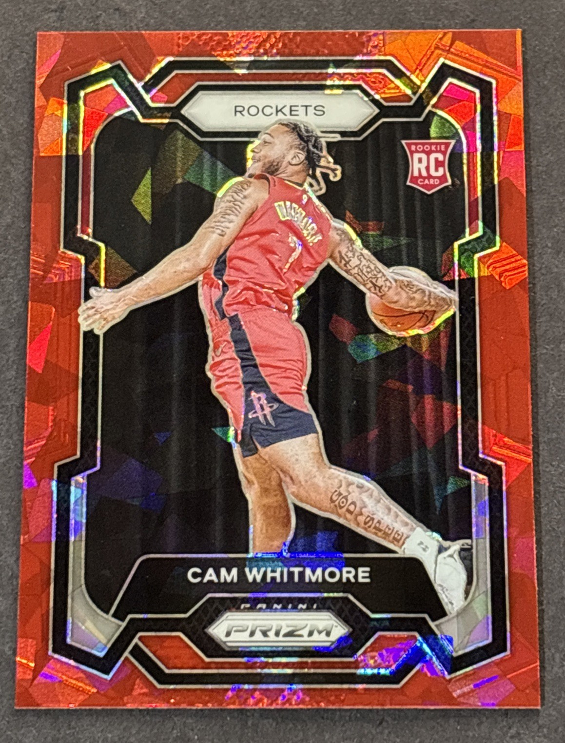2023-24 Prizm Cam Whitmore Red Ice Prizm RC #129