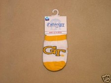 NCAA Georgia Tech Yellowjackets Kids Socks Sz 12-18 Mos