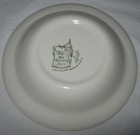 The Old Curiosity Shop Soup Bowl Royal China Rimmed Green 8 3/8 inches Made USA — photo 3