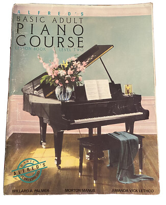 Alfred's Basic Adult Piano Course Lesson Book Level Two
