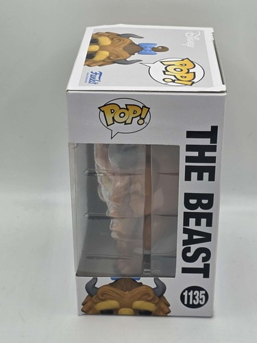 Damaged Box | THE BEAST WITH CURLS Funko Pop Disney | Beauty and the Beast #1135 - Picture 6 of 9