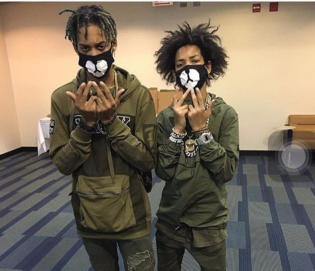 Fashion Ayo And Teo Face Mask Panda Bape Mask Bear Mouth Black Bw - 
