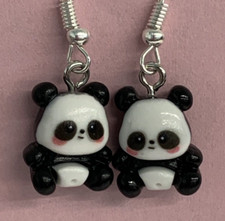 Panda Bear Earring, Panda Bear, Panda, Gift Idea, Awesome Earring, Silly Earring