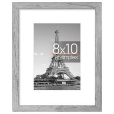 upsimples 8x10 Picture Frame Display Pictures 5x7 with Mat or 8x10 Without Ma...
