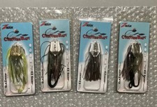 4 Z-Man Original ChatterBait Sexy Shad,Perch, Pumpkin Lure Lot EZ-Skirt Fishing