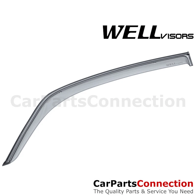 WellVisors Window Visors 2007-2013 Suzuki SX4 Hatchback Side Deflectors - Image 2 of 4