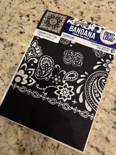 black bandana Brand New Rodeo Cowgirl Gear Headband Cloth Neck Tie
