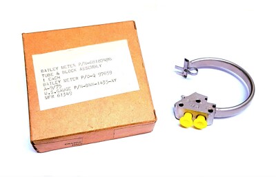BAILEY METER 681874M6, Tube & Block Assembly, U.S. GAUGE P/N, BNN-1435-AY