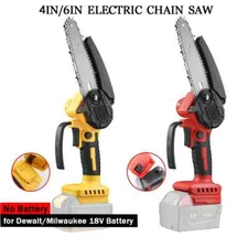 4/6-Inch Cordless Woodworking Handheld Garden Electric Saw Cutting Power Tool